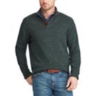 Men's Chaps Regular-fit Mockneck Pullover Sweater, Size: Large, Green