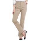 Petite Gloria Vanderbilt Amanda Classic Tapered Jeans, Women's, Size: 10 Petite, Beig/green (beig/khaki)