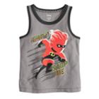 Disney / Pixar The Incredibles 2 Toddler Boy Can't Stop Me Dash Ringer Tank Top By Jumping Beans&reg;, Size: 2t, Dark Grey