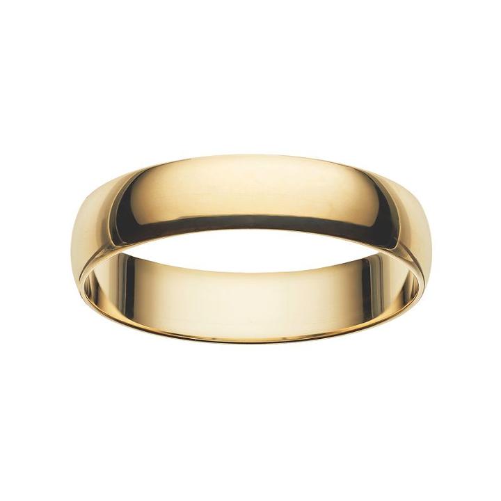 Men's 10k Gold Wedding Band, Size: 9, Yellow