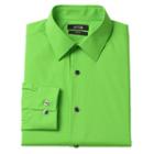 Men's Apt. 9&reg; Extra-slim Solid Stretch Dress Shirt, Size: 14.5-32/33, Brt Green