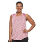 Plus Size Tek Gear&reg; Performance Tank, Women's, Size: 4xl, Med Pink
