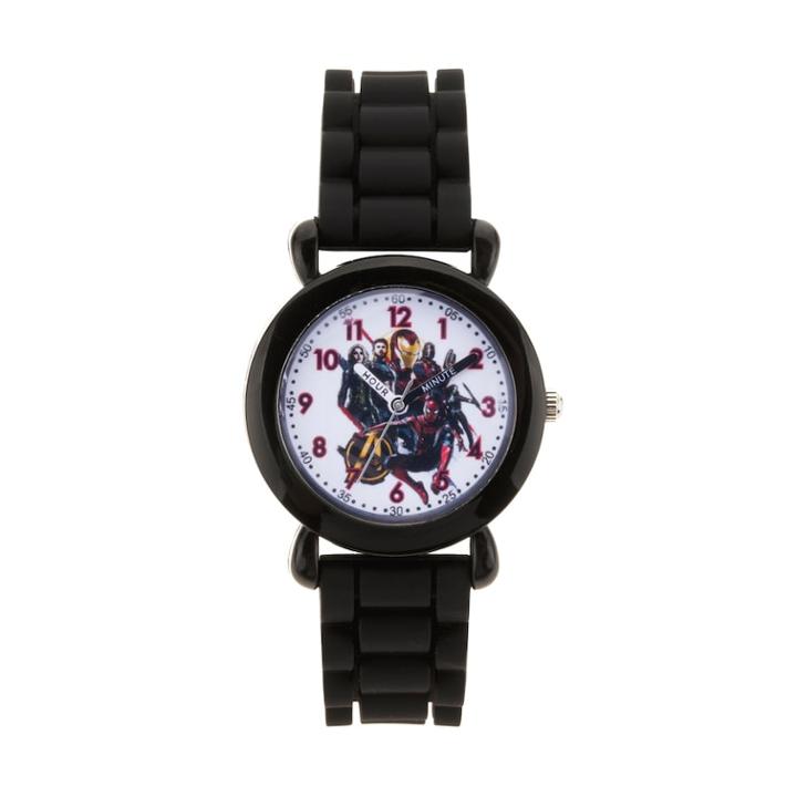 Marvel's Avengers: Infinity War Kids' Time Teacher Watch, Boy's, Size: Medium, Black