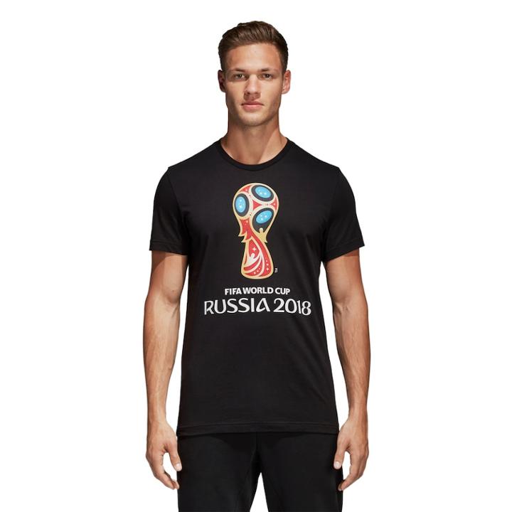 Men's Adidas Russia Fifa Tee, Size: Large, Black