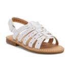 Rachel Shoes Lil Petra Toddler Girls' Sandals, Size: 6 T, White
