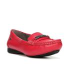 Lifestride Viva Women's Driving Moccasins, Size: Medium (6.5), Red