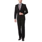 Men's Haggar Tailored-fit Travel Performance Black Gabardine Suit Jacket, Size: 42 Short