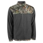 Men's Realtree Recon Full-zip Fleece Jacket, Size: Medium, Black