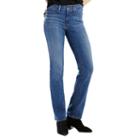 Women's Levi's&reg; Slimming Straight-leg Jeans, Size: 6/28 Avg, Med Blue