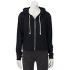 Juniors' So&reg; Perfectly Soft Zip Up Hoodie, Teens, Size: Xl, Black