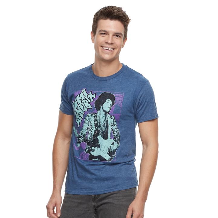 Boys 8-20 Jimi Hendrix Graphic Tee, Size: Xxl, Blue (navy)