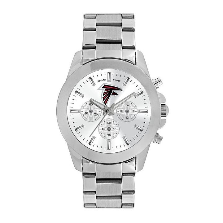 Game Time, Women's Atlanta Falcons Knockout Watch, Silver