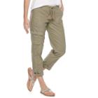 Women's Sonoma Goods For Life&trade; Beachy Tassel Capris, Size: 14, Green