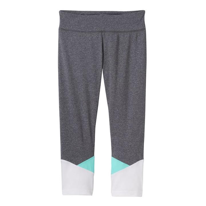 Girls 7-16 & Plus Size So&reg; Colorblocked Hem Capri Yoga Leggings, Girl's, Size: 7-8, Dark Grey
