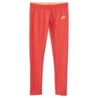 Girls 7-16 Nike Graphic Yoga Leggings, Girl's, Size: Medium, Orange Oth