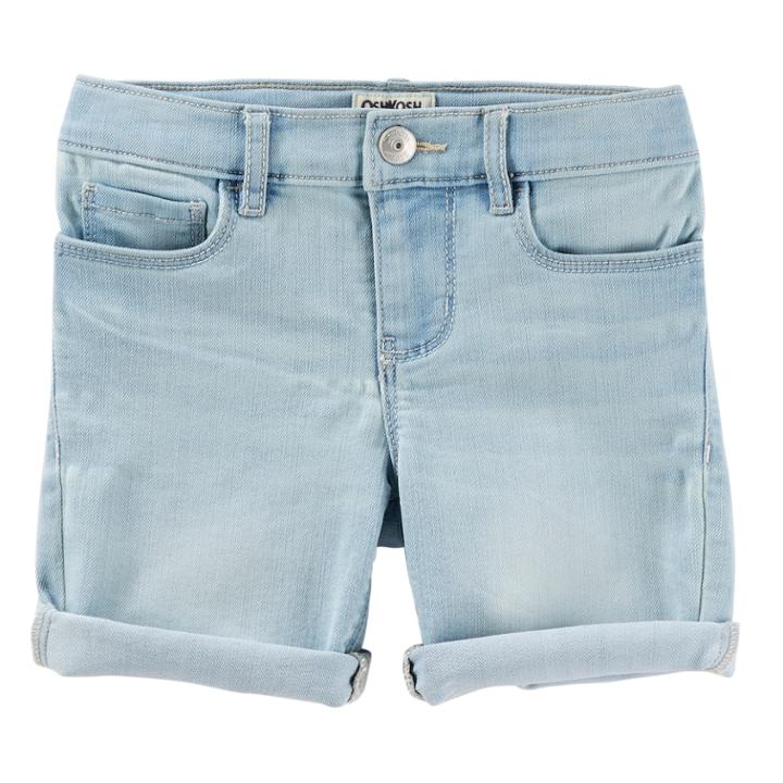 Girls 4-12 Oshkosh B'gosh&reg; Bermuda Jean Shorts, Size: 6-6x, Blue