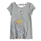 Girls 4-10 Jumping Beans&reg; Tie Back Graphic Tee, Size: 6, Med Grey