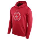 Men's Nike Ohio State Buckeyes Therma-fit Circuit Hoodie, Size: Xxl, Red
