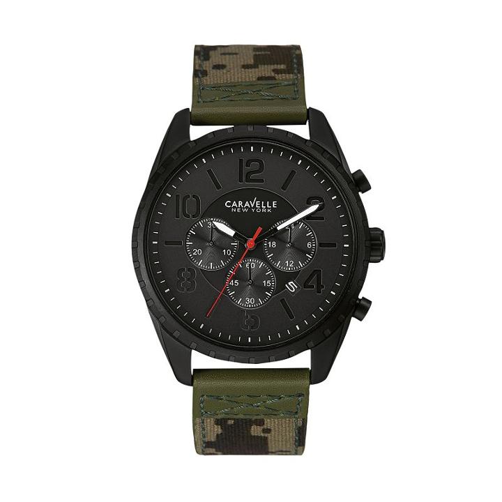 Caravelle New York By Bulova Men's Chronograph Watch - 45b123, Multicolor