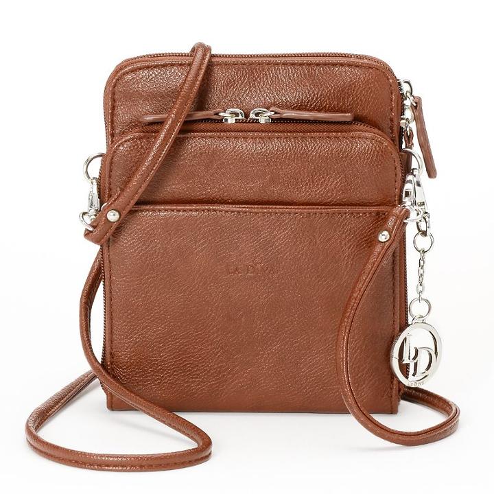 La Diva Tall Crossbody Bag, Women's, Brown