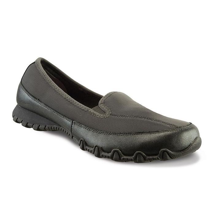 Skechers Relaxed Fit Bikers Split Decision Women's Slip-on Shoes, Size: 11, Dark Grey