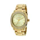 Peugeot Gold Tone Crystal Watch - Made With Swarovski Elements - 7075g - Women