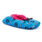 Women's Sesame Street Cookie Monster Fuzzy Babba Ballerina Slippers, Size: S-m, Brt Blue