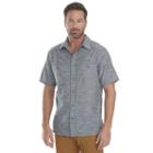Men's Woolrich Lost Lake Classic-fit Chambray Button-down Shirt, Size: Medium, Blue