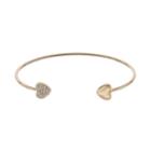 Lc Lauren Conrad Heart Cuff Bracelet, Women's, Gold