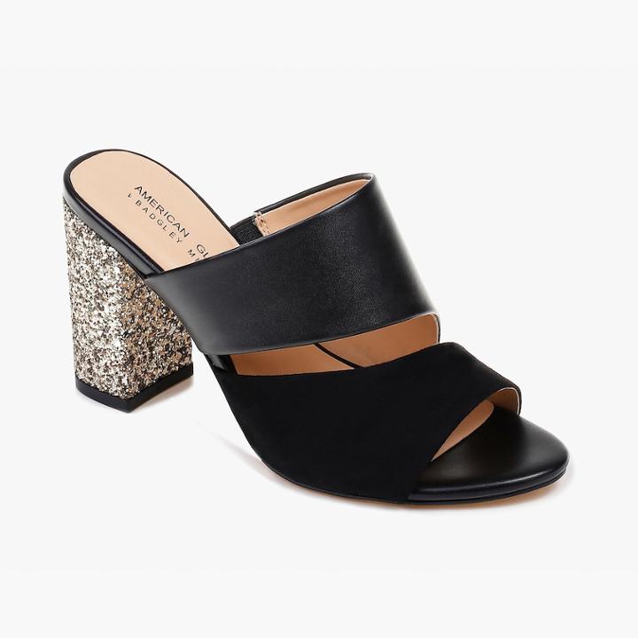 American Glamour By Badgley Mischka Brooke Women's High Heel Mules, Size: 5.5 Med, Oxford