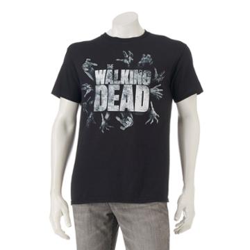 Men's The Walking Dead Reaching Tee, Size: Medium, Black
