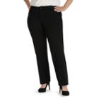 Plus Size Lee Maxwell Modern Fit Curvy Dress Pants, Women's, Size: 20 - Regular, Black
