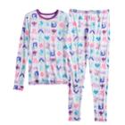 Girls 4-12 Dc Comics Superhero Girls Top & Bottoms Set By Cuddl Duds, Size: Xs, White