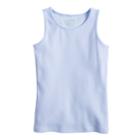 Girls 4-10 Jumping Beans&reg; Basic Solid Ribbed Tank Top, Size: 8, Light Blue