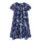 Girls 7-16 American Girl Flutter Sleeve Floral Dress, Size: Large, Multi