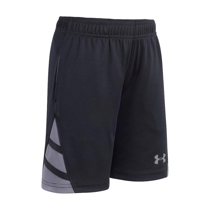 Boys 4-7 Under Armour Triple Double Shorts, Size: 5, Black