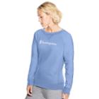 Women's Champion Heritage French Terry Long Sleeve Top, Size: Xl, Ocean Front Blue