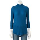 Women's Sonoma Goods For Life&trade; Essential Mockneck Tee, Size: Xl, Blue