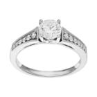 14k White Gold 7/8 Carat T.w. Igl Certified Diamond Engagement Ring, Women's