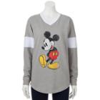 Disney's Mickey Mouse Juniors' Classic Graphic Sweatshirt, Teens, Size: Small, Light Grey