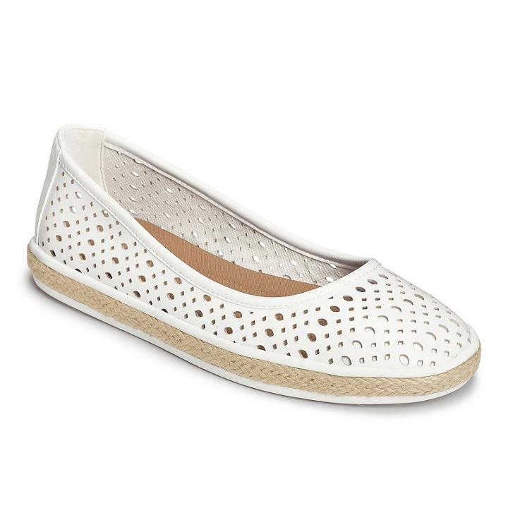 A2 By Aerosoles Trust Fund Women's Flats, Size: Medium (6), White Oth