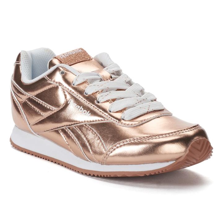 Reebok Royal Classic Jogger Girls' Sneakers, Size: 3, Multicolor