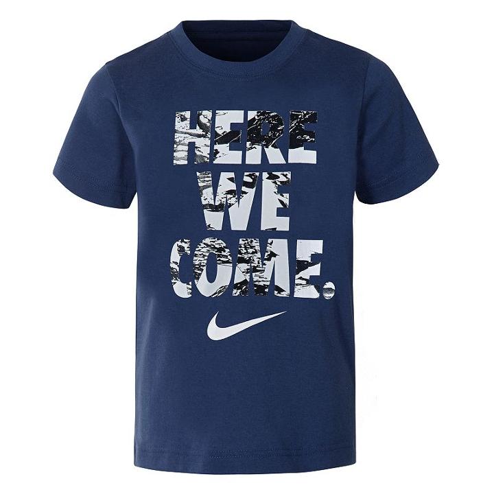 Boys 4-7 Nike Dri-fit Here We Come Tee, Size: 6, Dark Blue