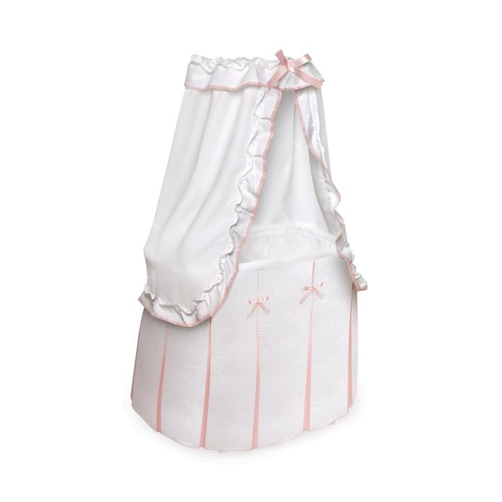 Badger Basket Majesty Bassinet, White