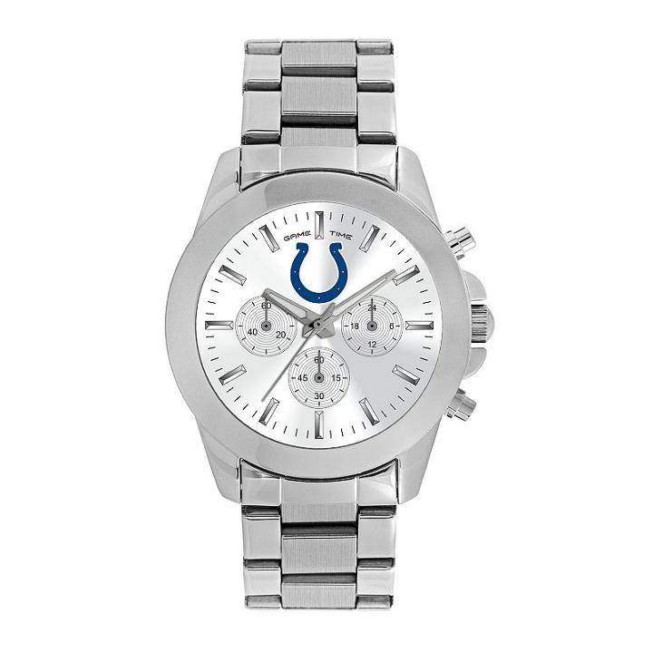 Game Time, Women's Indianapolis Colts Knockout Watch, Silver