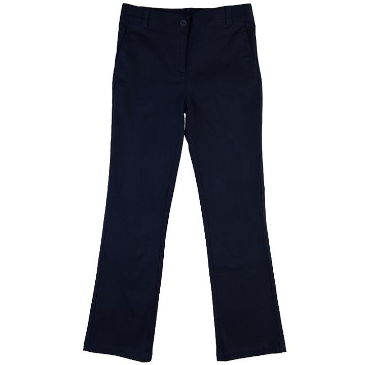 Girls 4-16 & Plus Size Chaps Skinny Bootcut School Uniform Pants, Girl's, Size: 4, Blue (navy)