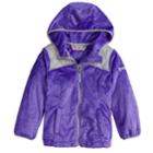 Girls 4-16 Free Country Signature Butterpile Lightweight Jacket, Size: 16, Drk Purple