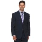 Men's Chaps Performance Series Black Stretch Slim-fit Suit Coat, Size: 38 - Regular, Blue (navy)