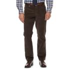 Men's Croft & Barrow&reg; Classic-fit 5-pocket Stretch Corduroy Pants, Size: 36x36, Dark Brown