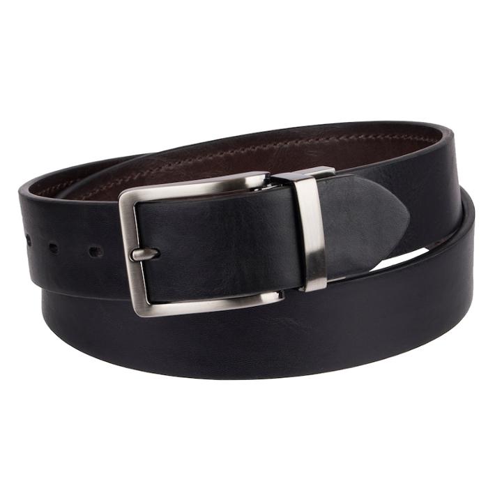 Men's Dockers&reg; Reversible Cut Edge Casual Belt, Size: Xl, Dark Brown